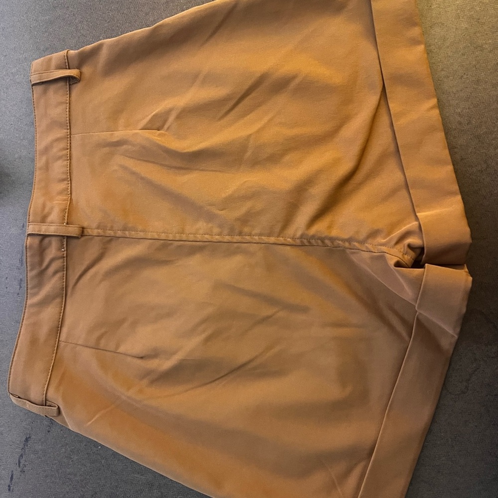 Blue Rain High Waist Tan Shorts